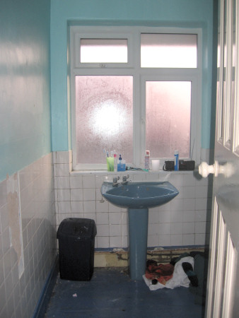 Sink under the window