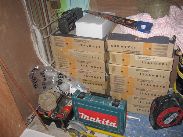 Tiles have arrived