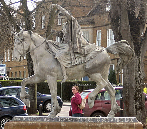 to see a fine lady upon a white horse.