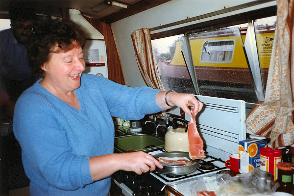 Mum making breakfast