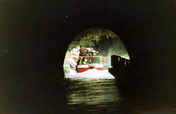 End of Chirk Tunnel ahead