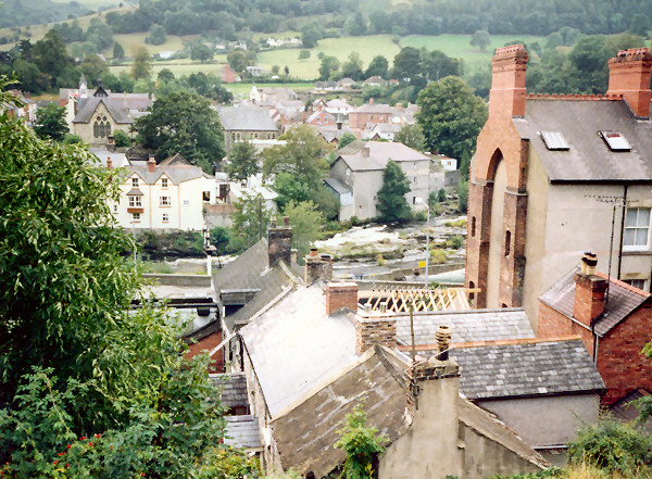 View over Llangollen