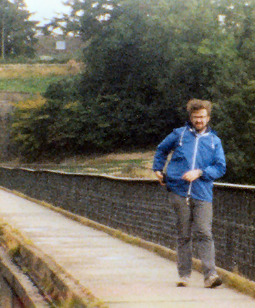 Howard walking over Chirk Aqueduct