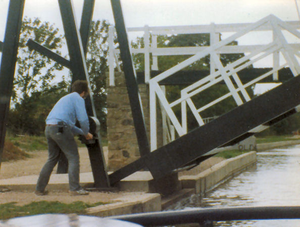 Howard working a lift bridge