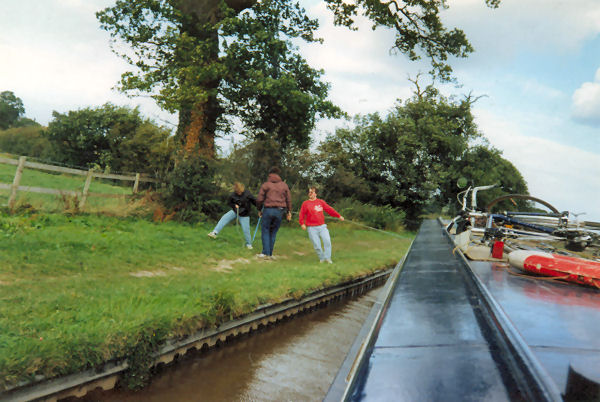 Trying to moor in windy conditions