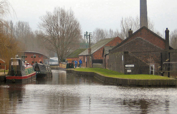 Start of the Caldon canal. Closed unfortunately