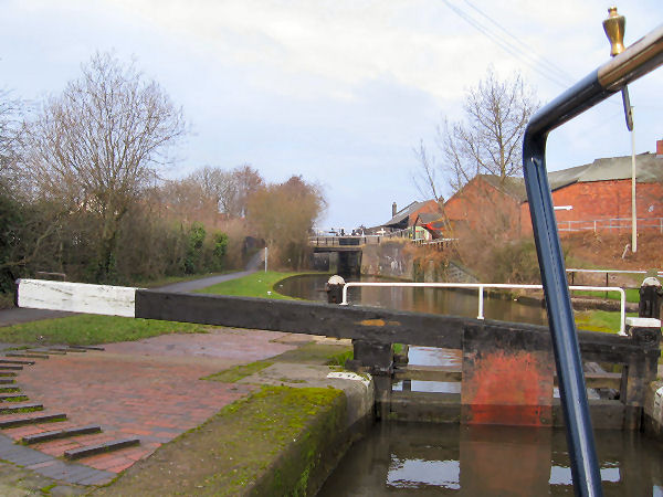 Looking back up the Etruria flight