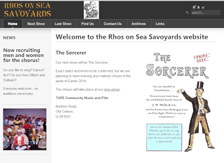 Thumbnail of Rhos on Sea Savoyards site
