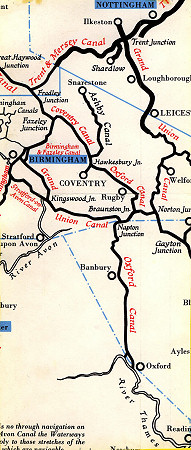South Oxford Canal map
